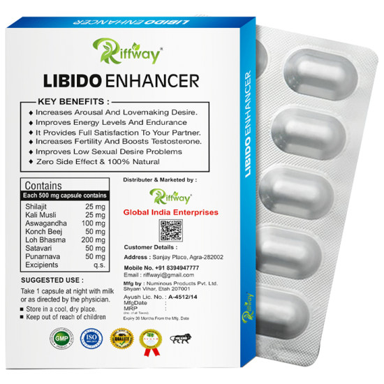 Riffway Libido Enhancer for Men Capsule image