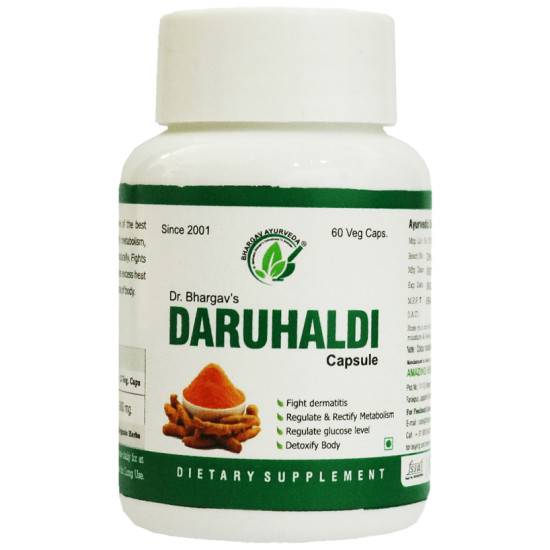 Dr.Bhargav’s Daruhaldi Veg Capsule image