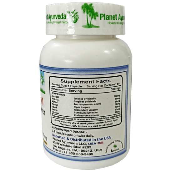 Planet Ayurveda Digestion Power Vege Capsule image