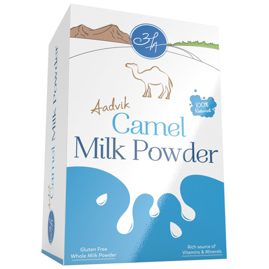 Aadvik Camel Milk Powder Sachet (20gm Each) Gluten Free image