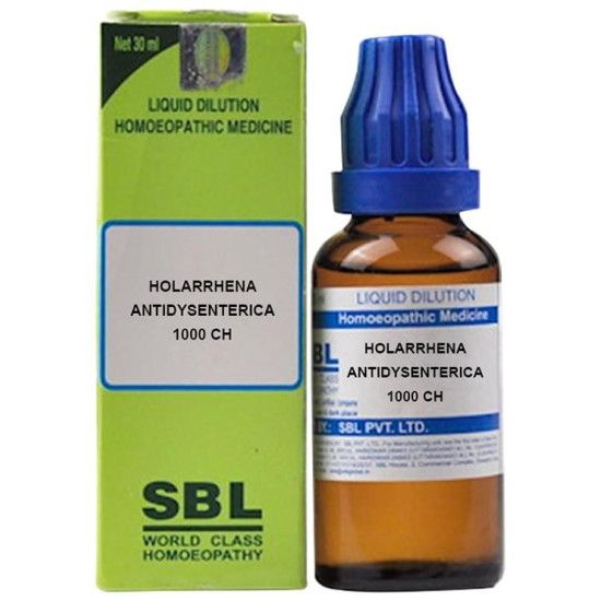 SBL Holarrhena Antidysenterica Dilution 1000 CH image