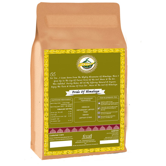 Pride Of Himalaya Hibiscus Lemon Red Tea Bag (2gm Each) image