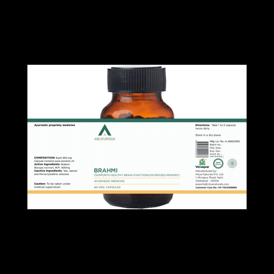 Age Ayurveda Brahmi Veg Capsule image