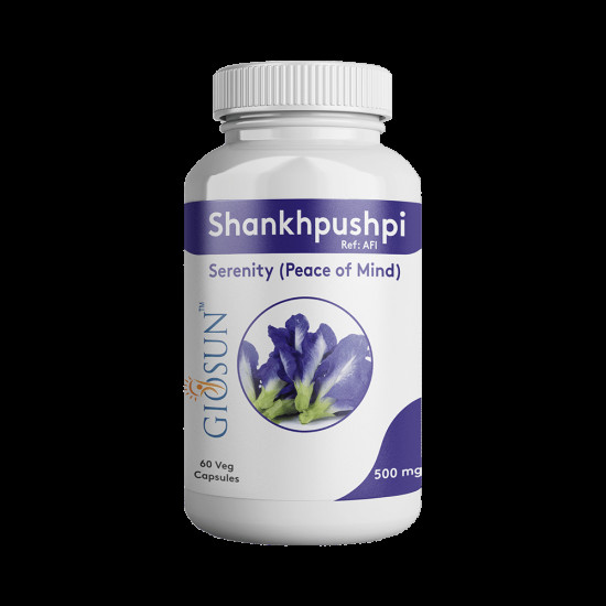 Giosun Shankhpushpi 500mg Veg Capsule image