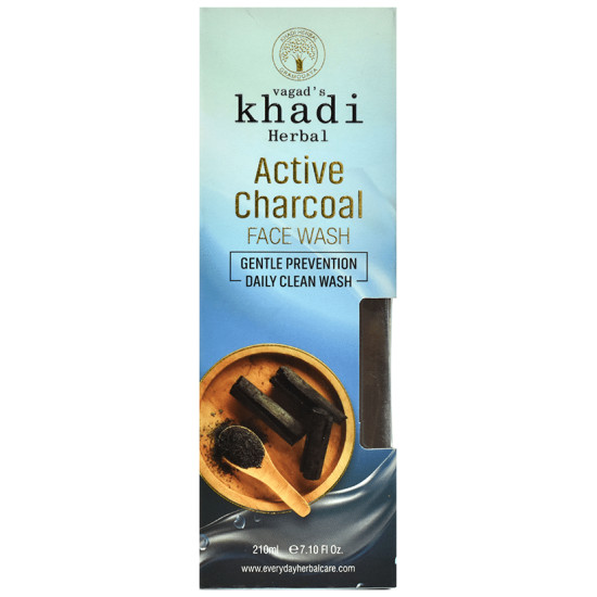 Vagad's Khadi Herbal Active Charcoal Face Wash image