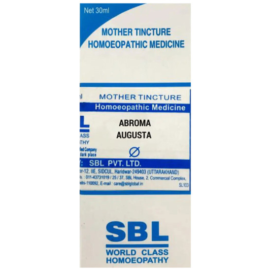 SBL Abroma Augusta Mother Tincture Q image