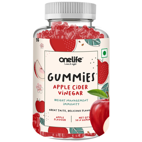 OneLife Apple Cider Vinegar Gummies Delicious image