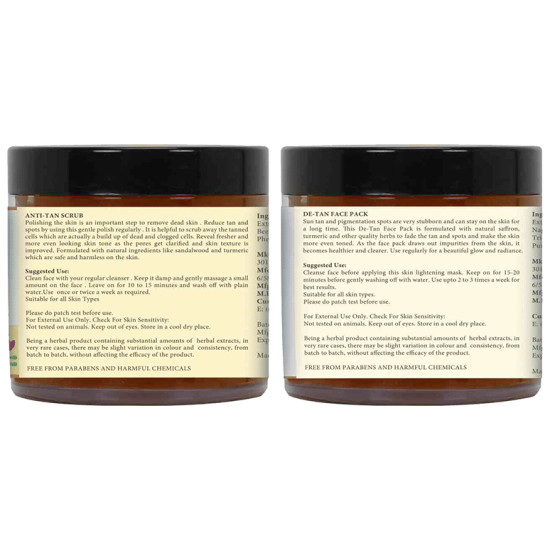 Auravedic Ritual Skin Lightening Mask & Pure Lightening Skin Polish (100gm Each) image