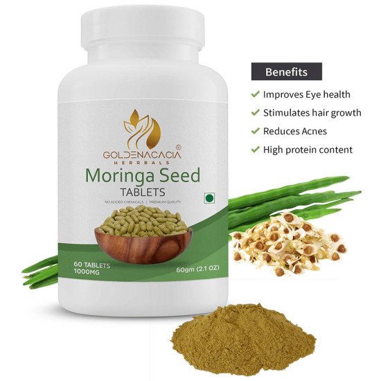 Goldenacacia Herrbals Moringa Seed 1000mg Tablet image