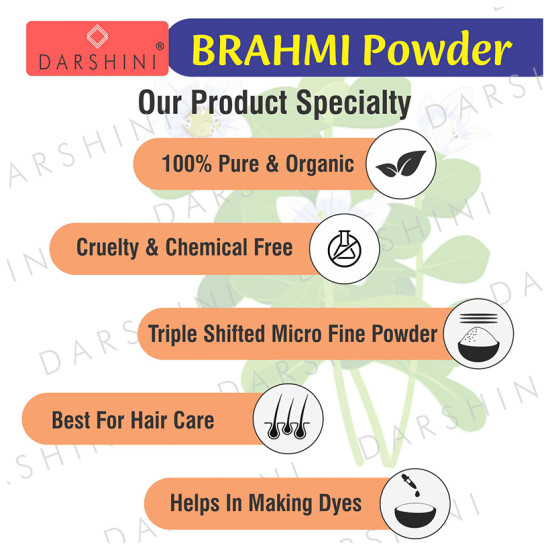 Darshini Brahmi Powder (Bacopa Monnieri) Powder image